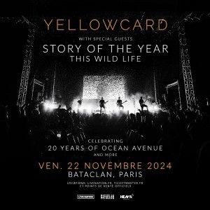 Yellowcard en concert au Bataclan en novembre 2024