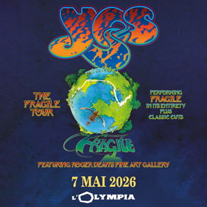 Yes en concert L'Olympia en mai 2026