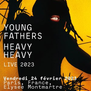 Young Fathers en concert à l'Elysée Montmartre en 2023