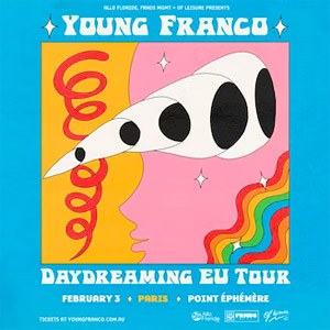 Young Franco en concert au Point Éphémère en février 2024