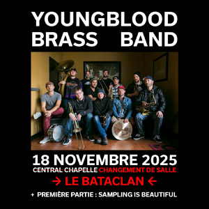 Youngblood Brass Band en concert Le Bataclan le 18 novembre 2025