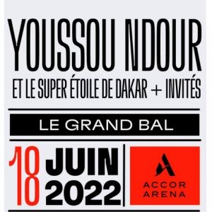 Youssou Ndour en concert à l'Accor Arena en juin 2022