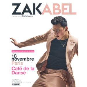Zak Abel Café de la Danse samedi 18 novembre 2023