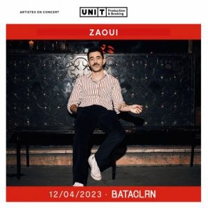 Zaoui Le Bataclan - Paris mercredi 12 avril 2023