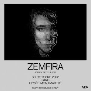 Zemfira Elysée Montmartre - Paris dimanche 30 octobre 2022