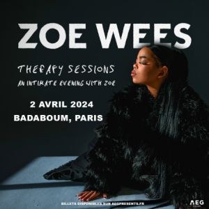 Zoe Wees en concert au Badaboum en avril 2024