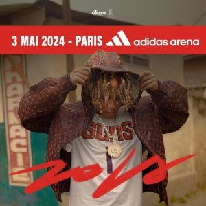 Zola en concert à l'Adidas Arena mai 2024