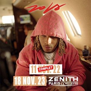 Billets Zola Zénith de Paris - La Villette - Paris samedi 18 novembre 2023