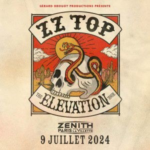 ZZ Top en concert au Zénith de Paris en juillet 2024