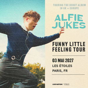 Alfie Jukes à Paris : concert, date et billets
