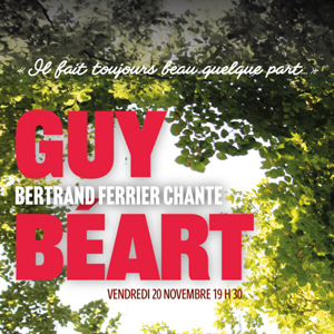 Bertrand Ferrier chante Guy Béart à Paris : concert, date et billets