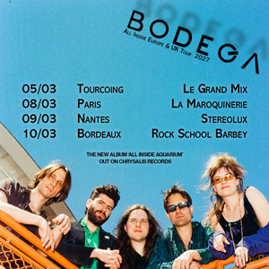 Bodega à Paris : concert, date et billets