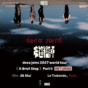 Deca Joins à Paris : concert, date et billets