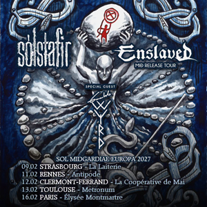 Enslaved & Sólstafir + Gaahls Wyrd à Paris : concert, date et billets