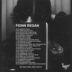 Fionn Regan à Paris : concert, date et billets