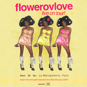 Flowerovlove à Paris : concert, date et billets