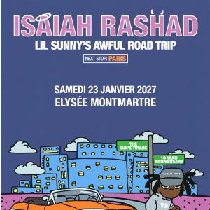 Isaiah Rashad en concert à Elysée Montmartre Paris