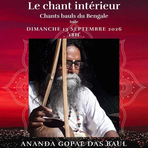 Ananda Gopal Das Baul : concert  à Paris