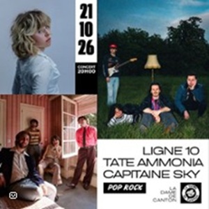 Ligne 10 + Tate Ammonia + Capitaine Sky à Paris : concert, date et billets