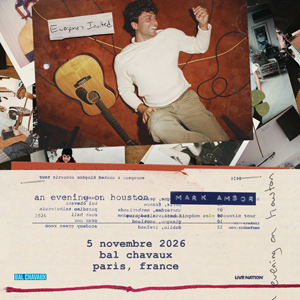 Mark Ambor à Paris : concert, date et billets