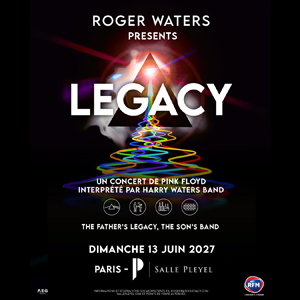 Roger Waters Presents Legacy à Paris : concert, date et billets