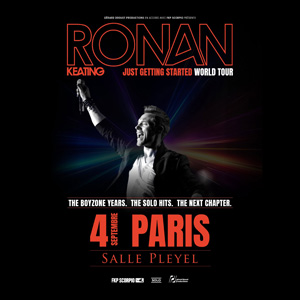 Ronan Keating à Paris : concert, date et billets