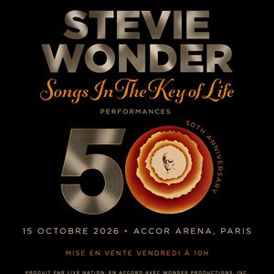 Stevie Wonder en concert à Accor Arena Paris